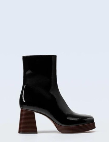 Botine Stradivarius, negru