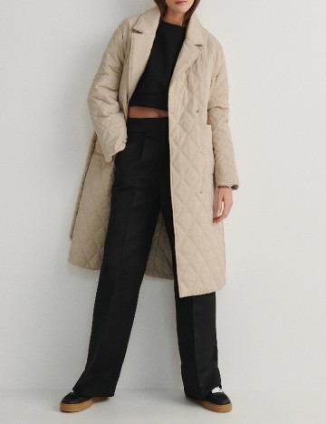 Geaca Reserved, crem