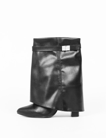 Botine PrettyLittleThing, negru