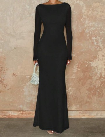 Rochie lunga SHEIN, negru