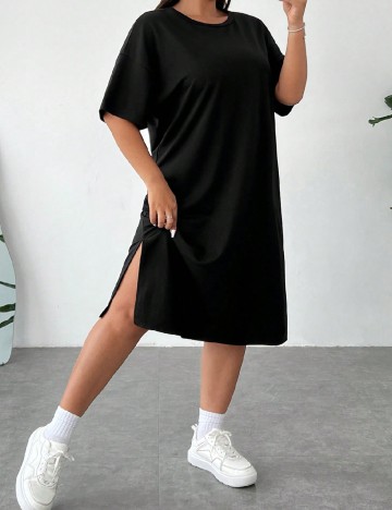 Rochie medie SHEIN CURVE, negru