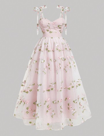 Rochie medie SHEIN CURVE, roz