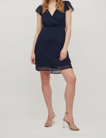 Rochie scurta Vila, bleumarin, 36