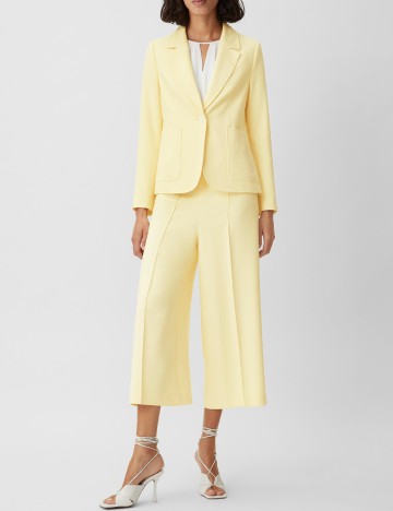 Pantaloni Comma, galben