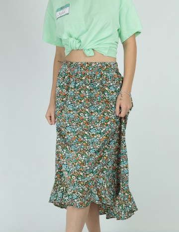 Fusta Pieces, floral, XS