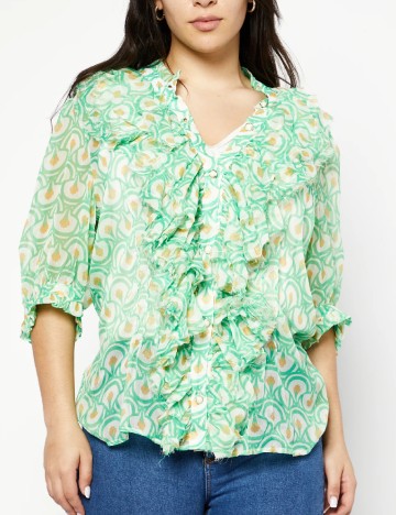 Camasa River Island, verde