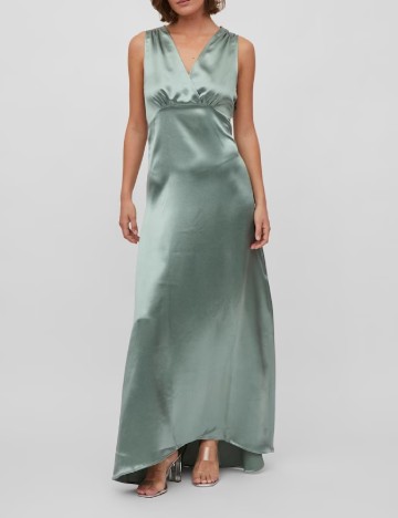 Rochie lunga Vila, verde