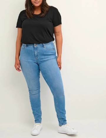 Blugi Kaffe Curve, albastru