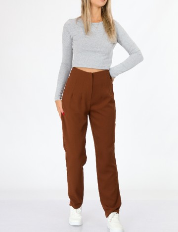 Pantaloni SHEIN, maro