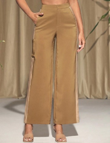 Pantaloni SHEIN, maro