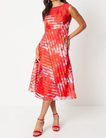 Rochie medie Coast, rosu