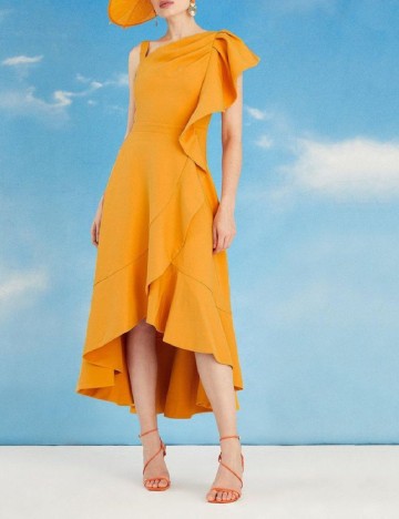 Rochie medie Coast, galben