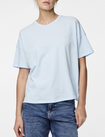 Tricou Pieces, bleu