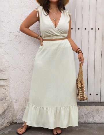 Compleu SHEIN CURVE, bej