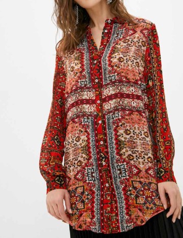 Camasa Desigual, rosu