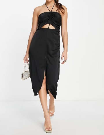 Rochie medie AmyLynn, negru