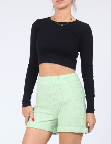 Top Pull&Bear, negru