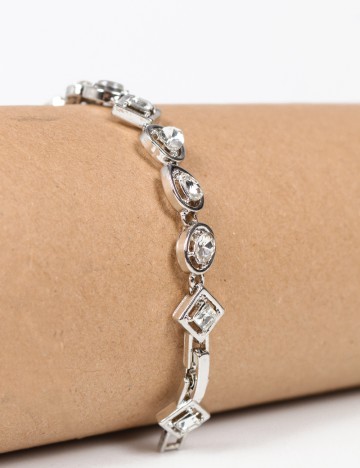 Bratara ACTION, argintiu