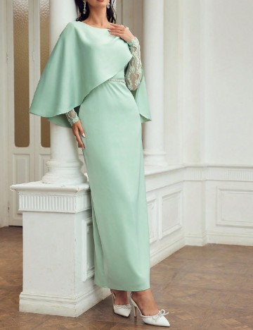 Rochie lunga MOTF, verde