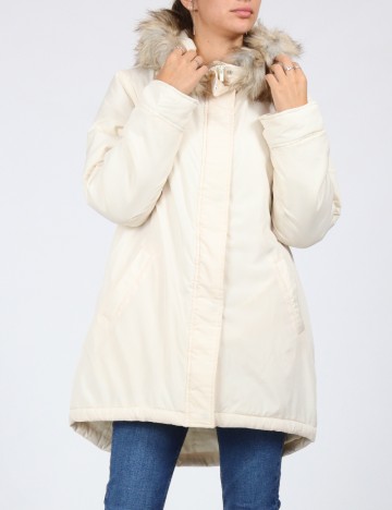 Geaca Vila, ecru