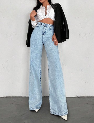 Blugi SHEIN, albastru deschis