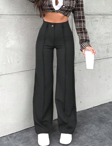 Pantaloni SHEIN, negru