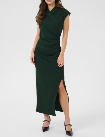 Rochie lunga My Essential Wardrobe, verde