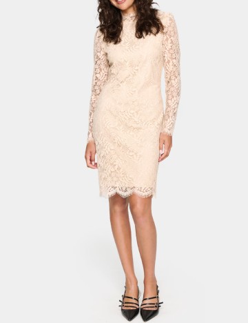Rochie scurta Saint Tropez, crem