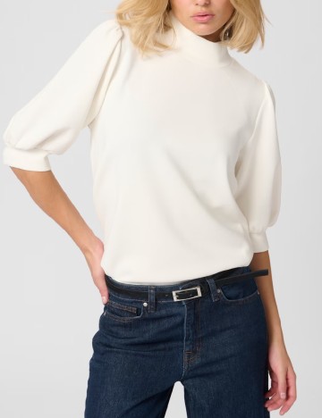 Bluza My Essential Wardrobe, alb