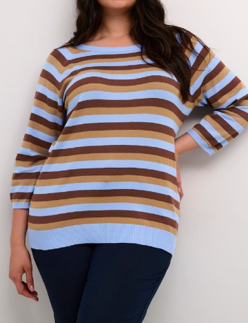 Bluza Kaffe Curve, mix culori