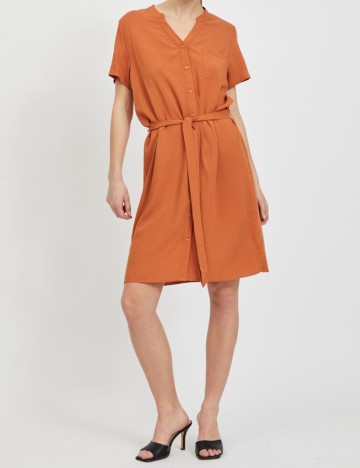 Rochie scurta Vila, portocaliu, 34