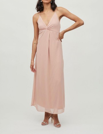 Rochie lunga Vila, roz