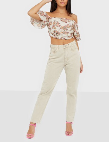Top NELLY , floral, 40