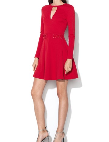 Rochie scurta Guess, rosu