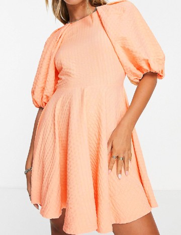 Rochie scurta ASOS, portocaliu