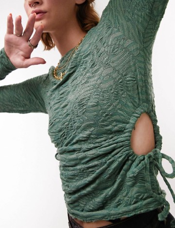 Bluza Top Shop, verde