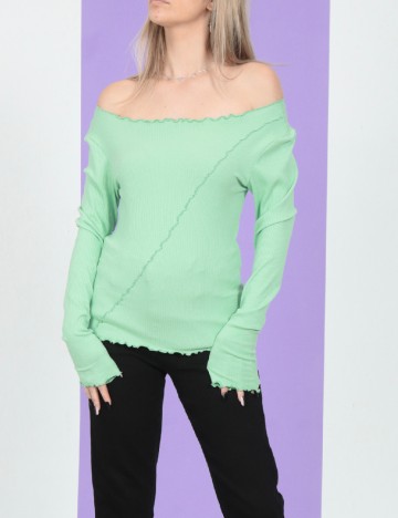 Bluza Pieces, verde