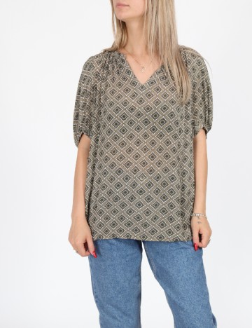 Bluza Kaffe, verde olive