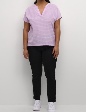 Bluza Kaffe Curve, mov