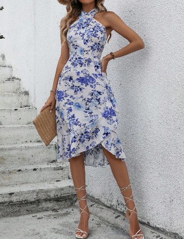 Rochie medie SHEIN, alb