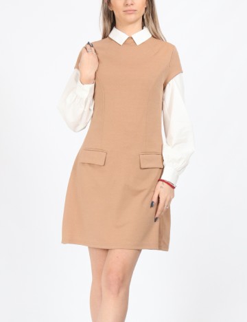 Rochie scurta SHEIN, maro