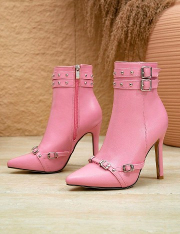 Botine SHEIN, roz