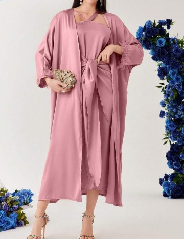 Rochie medie SHEIN, roz