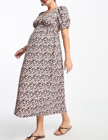 Rochie lunga Asos Maternity, floral print