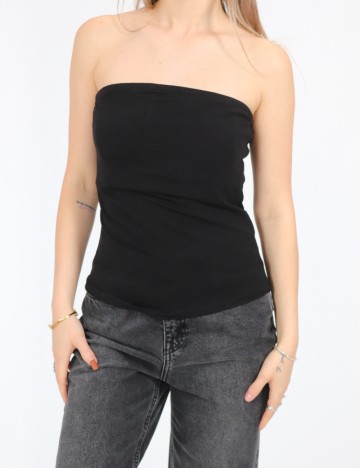 Top Jacqueline de Yong, negru