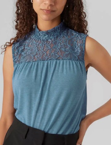 Maiou Vero Moda, albastru