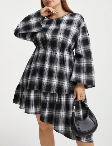 Rochie scurta SHEIN CURVE, negru