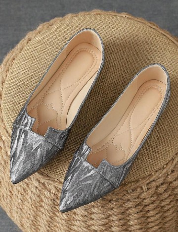 Balerini SHEIN, argintiu