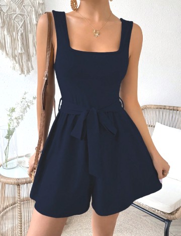 Salopeta SHEIN, bleumarin