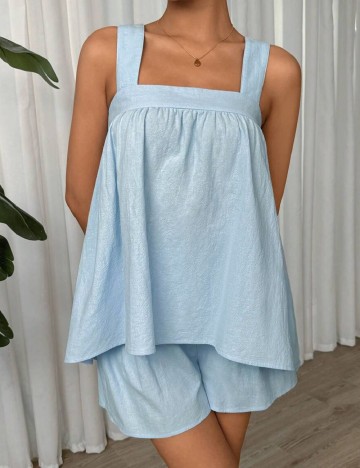 Compleu SHEIN CURVE, albastru